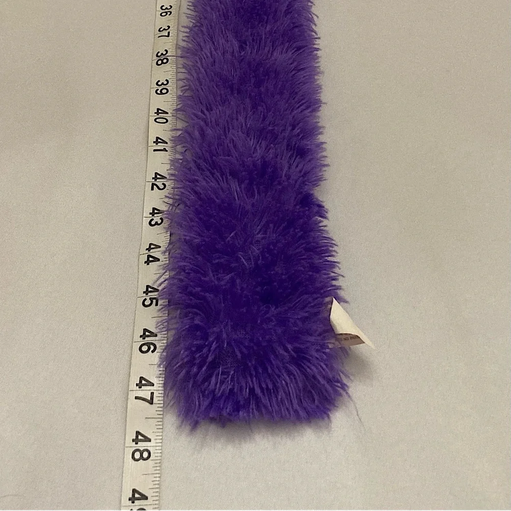 Vintage Purple Faux Fur Boa Scarf Costume 💗